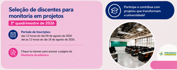 Monitoria em Projetos - 2026.3