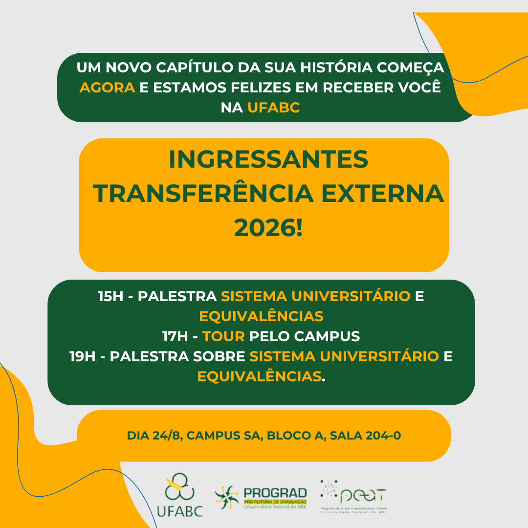 Acolhimento dos ingressantes por Transferência Externa 2026